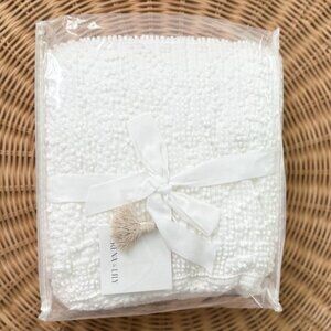NEW Serena & Lily Winslow Euro Pillow Sham-White